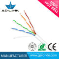 CE / ROHS pass flow cable réseau 0.5mm utp cable 4 paires cat5e ccu Guangzhou Factory